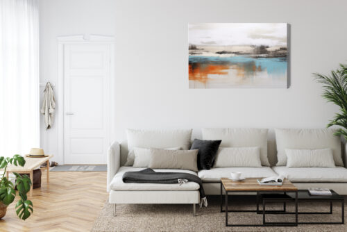 Obraz na płótnie Abstrakcja Nowoczesna Refleksja  Premium Canvas - obrazek 6
