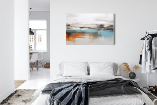 Obraz na płótnie Abstrakcja Nowoczesna Refleksja  Premium Canvas - obrazek 7