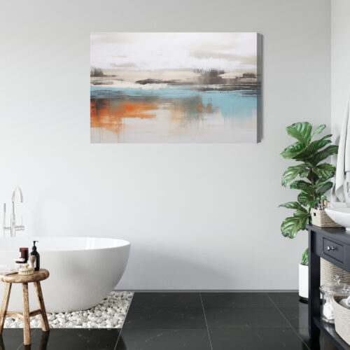 Obraz na płótnie Abstrakcja Nowoczesna Refleksja  Premium Canvas - obrazek 5