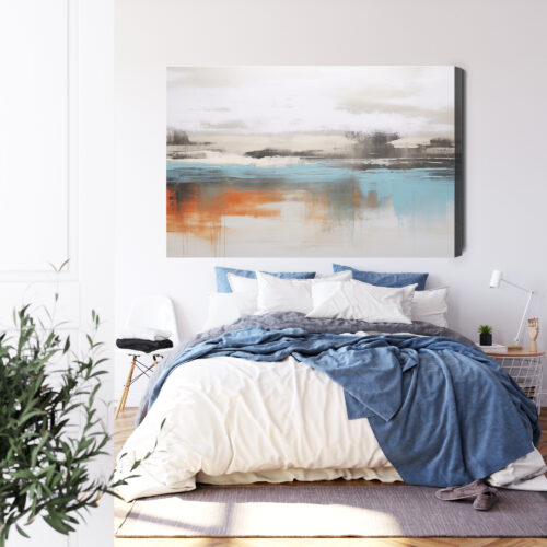 Obraz na płótnie Abstrakcja Nowoczesna Refleksja  Premium Canvas - obrazek 3