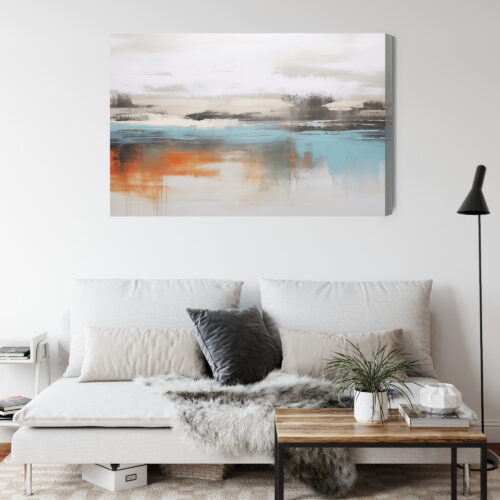 Obraz na płótnie Abstrakcja Nowoczesna Refleksja  Premium Canvas - obrazek 4