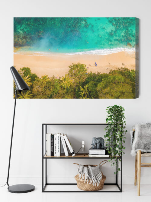 Obraz na płótnie Plaża Fotografia Dron  Premium Canvas - obrazek 9