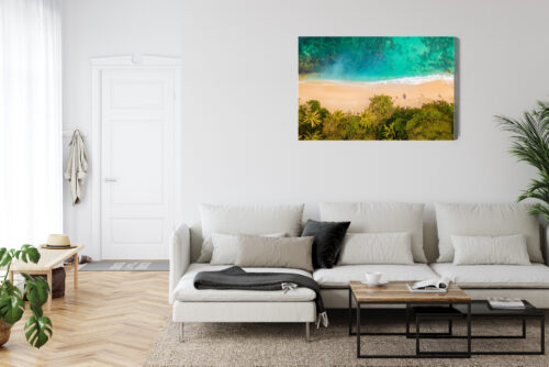 Obraz na płótnie Plaża Fotografia Dron  Premium Canvas - obrazek 6
