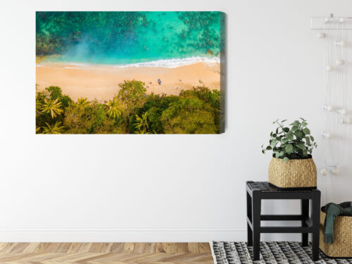 Obraz na płótnie Plaża Fotografia Dron  Premium Canvas - obrazek 8