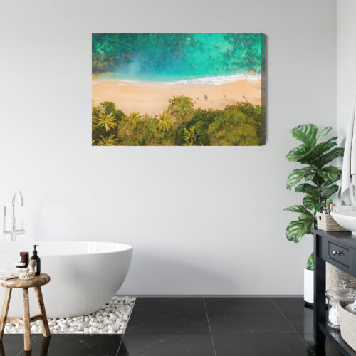 Obraz na płótnie Plaża Fotografia Dron  Premium Canvas - obrazek 5