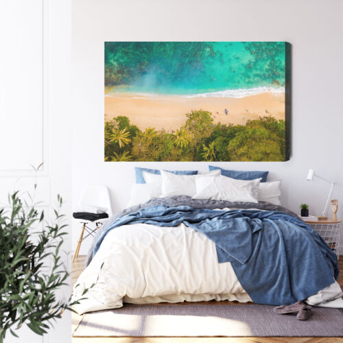 Obraz na płótnie Plaża Fotografia Dron  Premium Canvas - obrazek 3