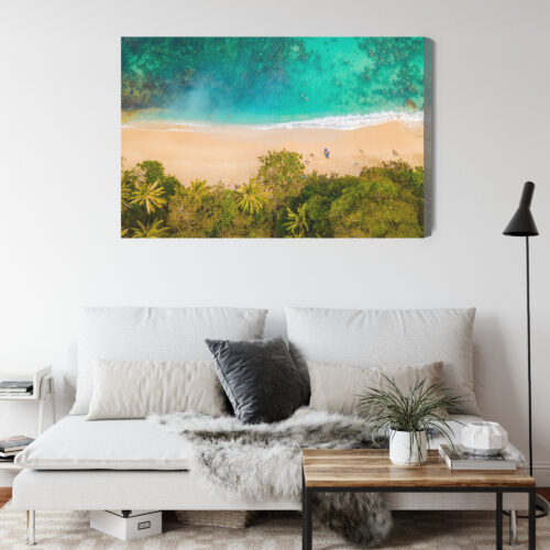 Obraz na płótnie Plaża Fotografia Dron  Premium Canvas - obrazek 4
