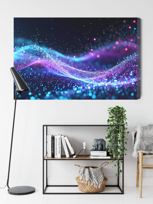 Obraz na płótnie Kolorowe fale  Premium Canvas - obrazek 9