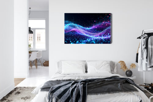 Obraz na płótnie Kolorowe fale  Premium Canvas - obrazek 7