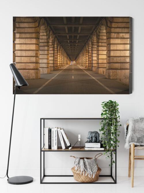 Obraz na płótnie Architektoniczny tunel Symetria Perspektywa  Premium Canvas - obrazek 9