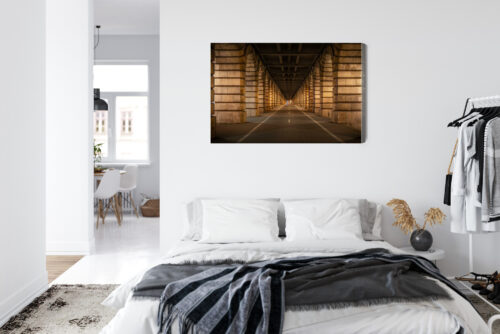 Obraz na płótnie Architektoniczny tunel Symetria Perspektywa  Premium Canvas - obrazek 7