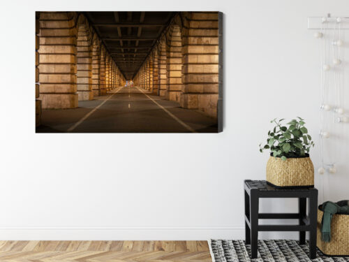 Obraz na płótnie Architektoniczny tunel Symetria Perspektywa  Premium Canvas - obrazek 8