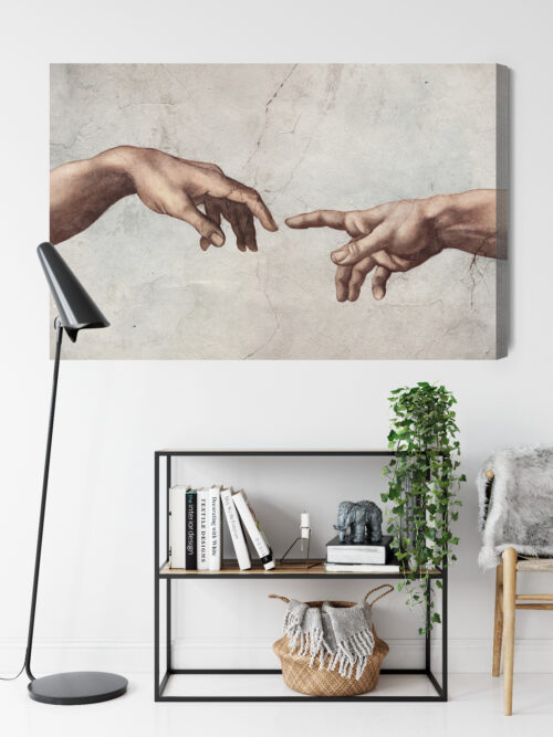 Obraz na płótnie Klasyka Stworzenie Adama Premium Canvas - obrazek 9