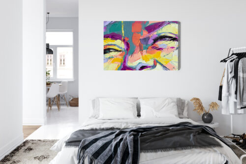Obraz na płótnie Twarz kobiety Styl abstrakcyjny  Premium Canvas - obrazek 7