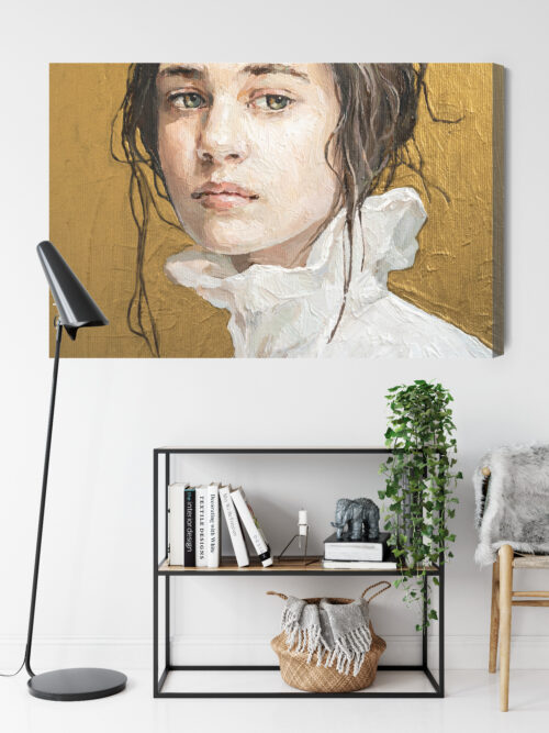Obraz na płótnie Portret kobiety Styl impresjonistyczny  Premium Canvas - obrazek 9
