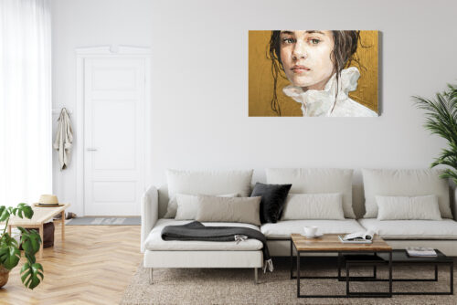 Obraz na płótnie Portret kobiety Styl impresjonistyczny  Premium Canvas - obrazek 6