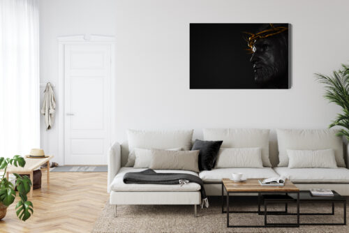 Obraz na płótnie Jezus Cierniowa Korona Minimalizm  Premium Canvas - obrazek 6