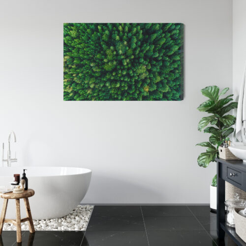 Obraz na płótnie Las Natura Widok z góry  Premium Canvas - obrazek 5