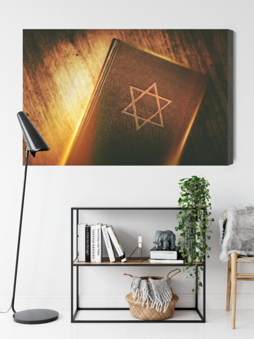 Obraz na płótnie Gwiazda Dawida Judaizm Religia  Premium Canvas - obrazek 9