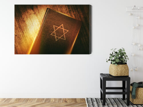 Obraz na płótnie Gwiazda Dawida Judaizm Religia  Premium Canvas - obrazek 8