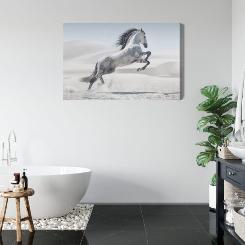 Obraz na płótnie Koń Fotografia Pustynia  Premium Canvas - obrazek 5