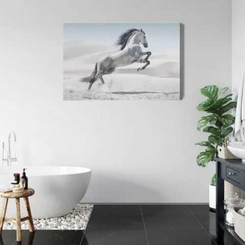 Obraz na płótnie Koń Fotografia Pustynia  Premium Canvas - obrazek 5