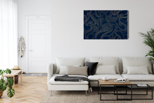 Obraz na płótnie Linie Abstrakcja Wzór  Premium Canvas - obrazek 6