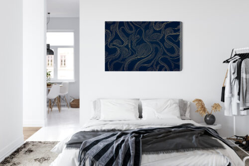 Obraz na płótnie Linie Abstrakcja Wzór  Premium Canvas - obrazek 7