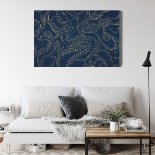 Obraz na płótnie Linie Abstrakcja Wzór  Premium Canvas - obrazek 4