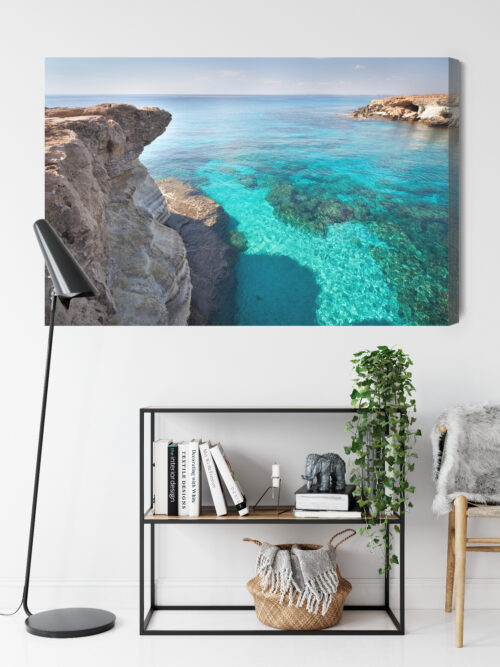 Obraz na płótnie Klify Fotografia Morze  Premium Canvas - obrazek 9