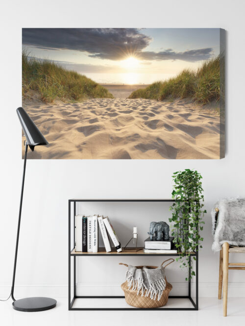 Obraz na płótnie Plaża Fotografia Zachód  Premium Canvas - obrazek 9