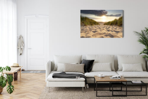 Obraz na płótnie Plaża Fotografia Zachód  Premium Canvas - obrazek 6