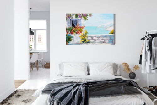 Obraz na płótnie Morze Malarstwo Widok  Premium Canvas - obrazek 7