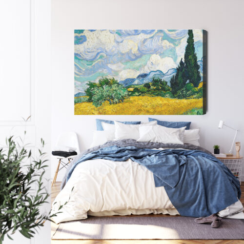 Obraz na płótnie Pejzaż Malarstwo Klasyka  Premium Canvas - obrazek 3