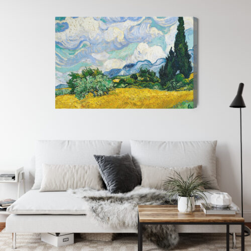 Obraz na płótnie Pejzaż Malarstwo Klasyka  Premium Canvas - obrazek 4