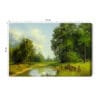 Obraz na płótnie Krajobraz Malarstwo Natura  Premium Canvas