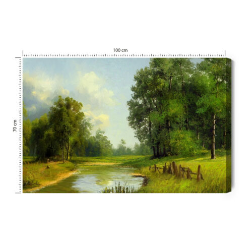 Obraz na płótnie Krajobraz Malarstwo Natura  Premium Canvas