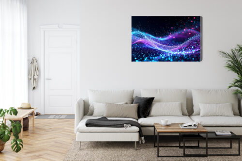 Obraz na płótnie Abstrakcja Cyfrowa Energia  Premium Canvas - obrazek 6
