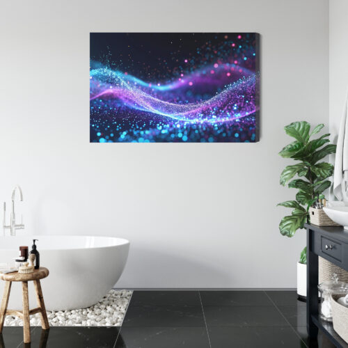 Obraz na płótnie Abstrakcja Cyfrowa Energia  Premium Canvas - obrazek 5