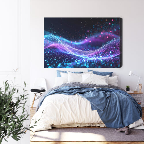 Obraz na płótnie Abstrakcja Cyfrowa Energia  Premium Canvas - obrazek 3
