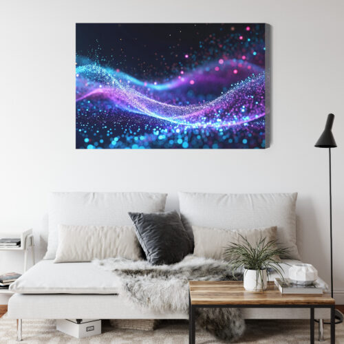Obraz na płótnie Abstrakcja Cyfrowa Energia  Premium Canvas - obrazek 4