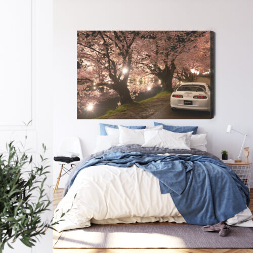 Obraz na płótnie Samochód Fotografia Wiśnie  Premium Canvas - obrazek 3