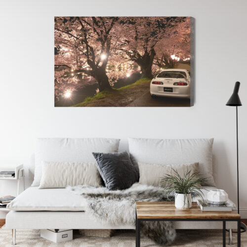 Obraz na płótnie Samochód Fotografia Wiśnie  Premium Canvas - obrazek 4