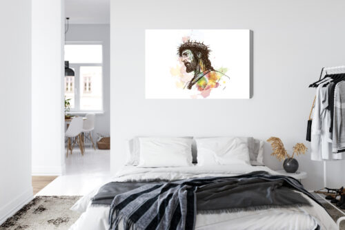 Obraz na płótnie Jezus Szkic Portret  Premium Canvas - obrazek 7
