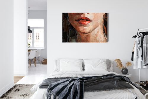 Obraz na płótnie Kobieta Portret Detal  Premium Canvas - obrazek 7