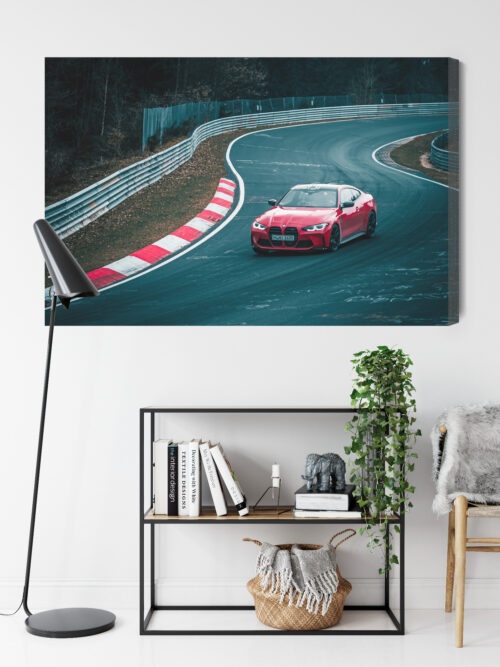 Obraz na płótnie Tor wyścigowy Fotografia BMW  Premium Canvas - obrazek 9
