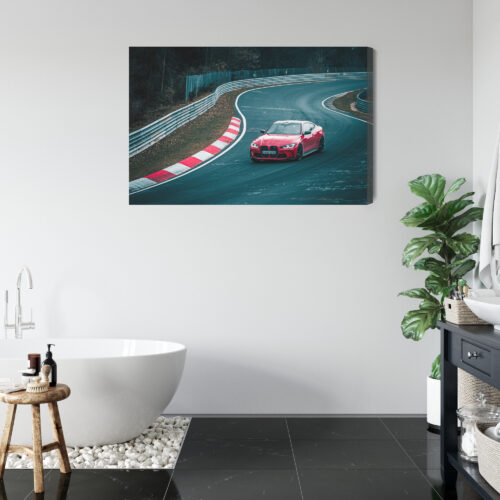 Obraz na płótnie Tor wyścigowy Fotografia BMW  Premium Canvas - obrazek 5
