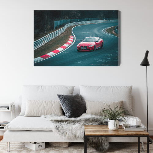 Obraz na płótnie Tor wyścigowy Fotografia BMW  Premium Canvas - obrazek 4