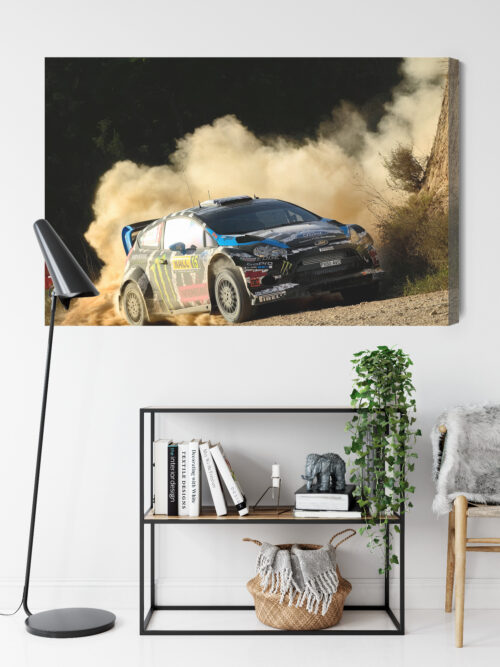 Obraz na płótnie Rajd samochodowy Fotografia Drift  Premium Canvas - obrazek 9