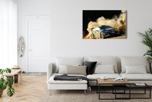 Obraz na płótnie Rajd samochodowy Fotografia Drift  Premium Canvas - obrazek 6